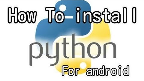 CARA INSTAL PYTHON UNTUK ANDROID Menggunakan TERMINAL EMULATOR  || VideoTutorial #3 - VIP
