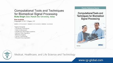 Computational Tools and Techniques for Biomedical Signal Processing