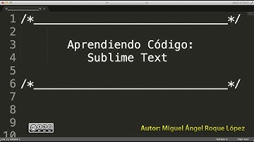 Sublime Text: Instalar Package Control