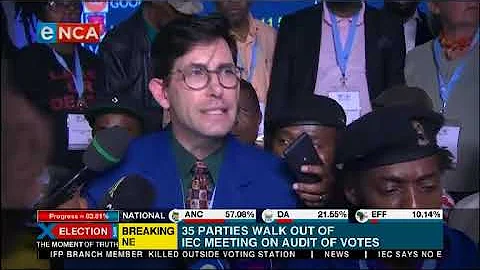 35 parties walk out of IEC meeting on audit of votes