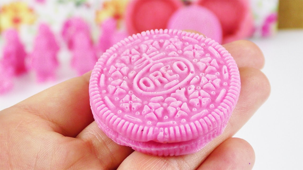 Rosa OREO Seife selber machen DIY Cookie Idee PINKE 