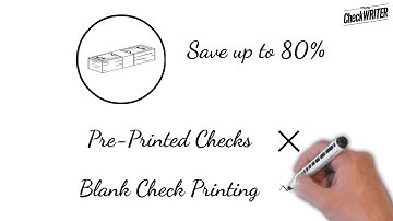 Create and Print Checks Book from Home or Office