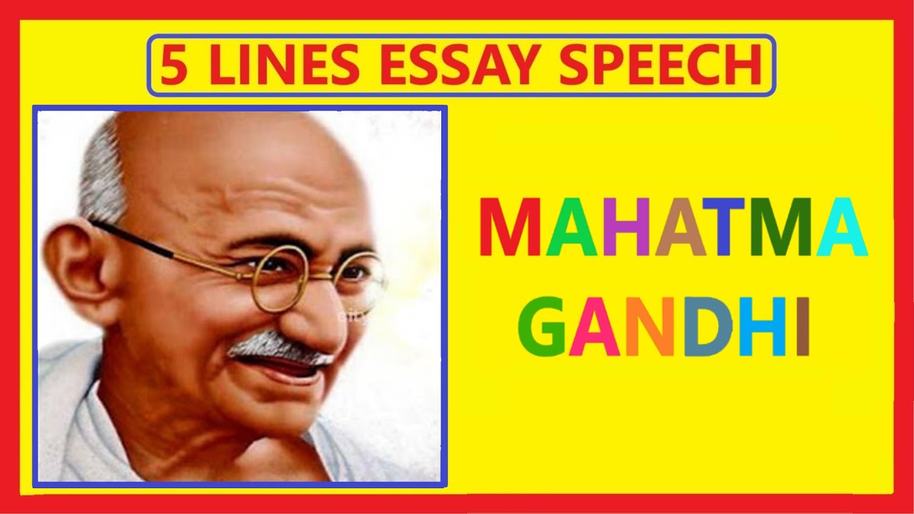 freedom fighter gandhiji essay