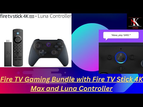 Fire TV Gaming Bundle including Fire TV Stick 4K and Luna Controller