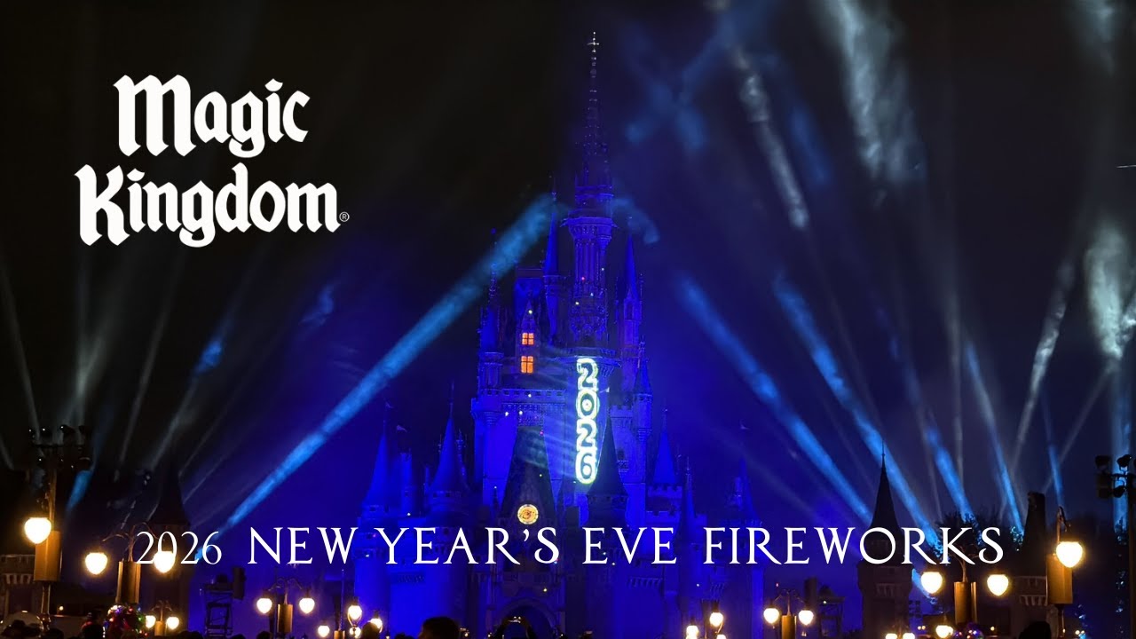 New Year's Eve 2026 Fantasy in the Sky Fireworks | Magic Kingdom