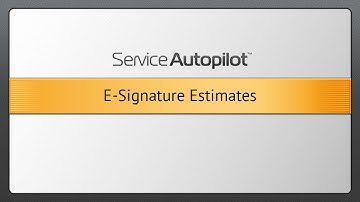 Estimate Electronic Signature Capture - Desktop