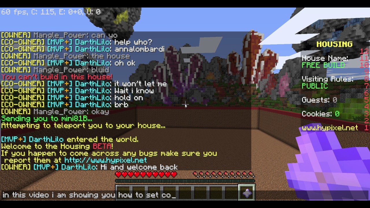 Hypixel How To Build In A Friends House Hypixel How To Build In A Friends House
