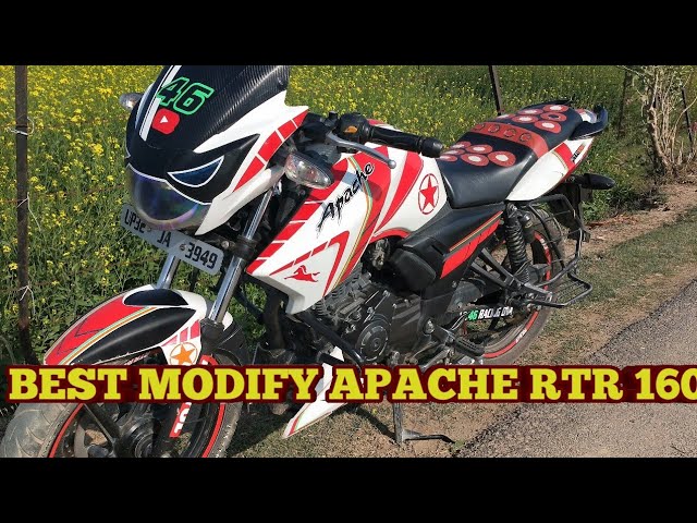 Modify Apache160 Apache Rtr 180 Sticker On Apache Vr46 Racing Dna By Mr 46