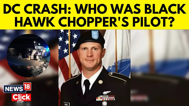 US Plane Crash: Who Was Andrew Eaves? Black Hawk Pilot Identified As Victim In DC Plane Crash | N18G