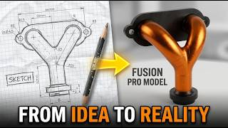 Autodesk Fusion -  How to Create a Pipe With Flange
