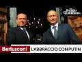 Roma, l'incontro fra Putin e Berlusconi all'aeroporto di Fiumicino