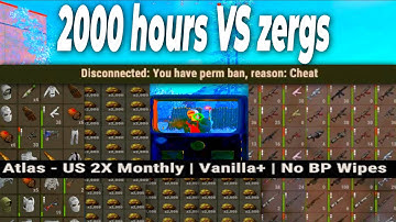 2000 hours vs zergs - Rust