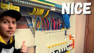 18th edition fuse board/ consumer unit change walk through, electrician