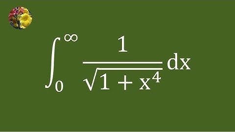 2nd method to evaluate the improper integral using Beta/Gamma functions (Mis-2337A)