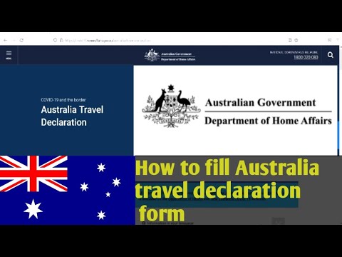 australia online travel declaration