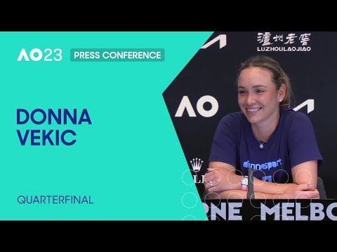 Donna Vekic Press Conference | Australian Open 2023 Quarterfinal