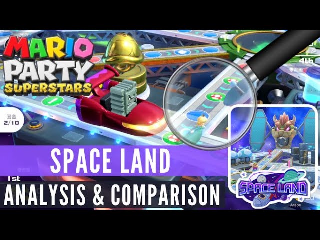 Space Land Analysis & Comparison (N64 Vs Switch) - Mario Party Superstars 