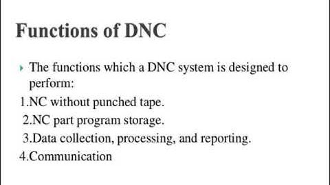 21  Direct Numerical Control