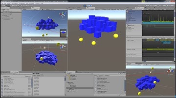 Unity3d 2018.2  - Pure ECS  - Gravity + Raycast little fun