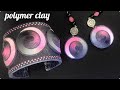 DIY Polymer Clay Bracelet and Earrings. Spiral Cane Tutorial.