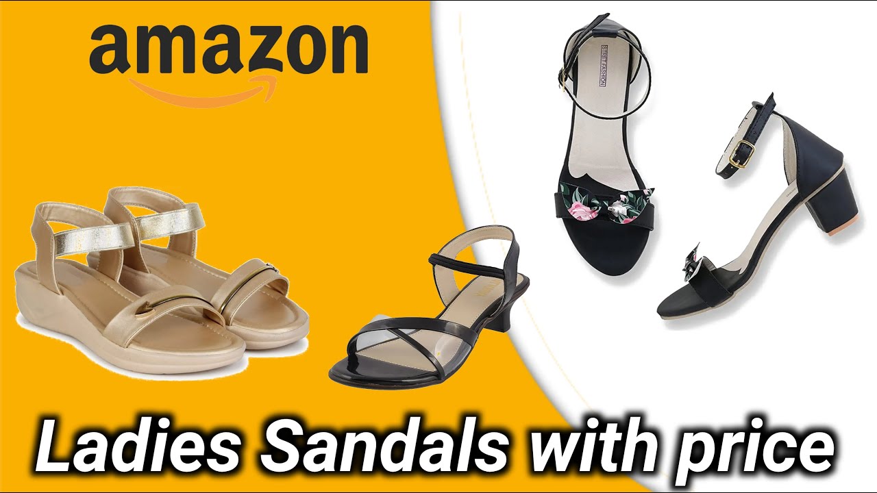 Ladies Sandals with price amazon 🩰 Sandals amazon YouTube