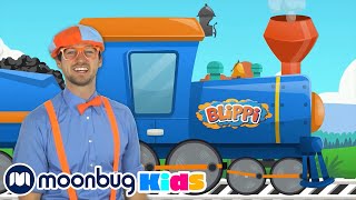 Blippi alla scoperta del treno a vapore | BLIPPI per bambini | Moonbug Kids - Cartoni Animati