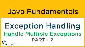 Java Exception Handling. Handle Multiple Exceptions. Java Tutorial #20.2