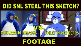 Did SNL STEAL this sketch from a YOUTUBE COMEDIAN FOOTAGE | CHARMIN BEARS vs TOILET PAPER BEARS