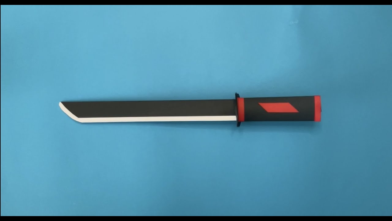 How to Make a Paper Knife (Kağıttan Bıçak Yapımı)