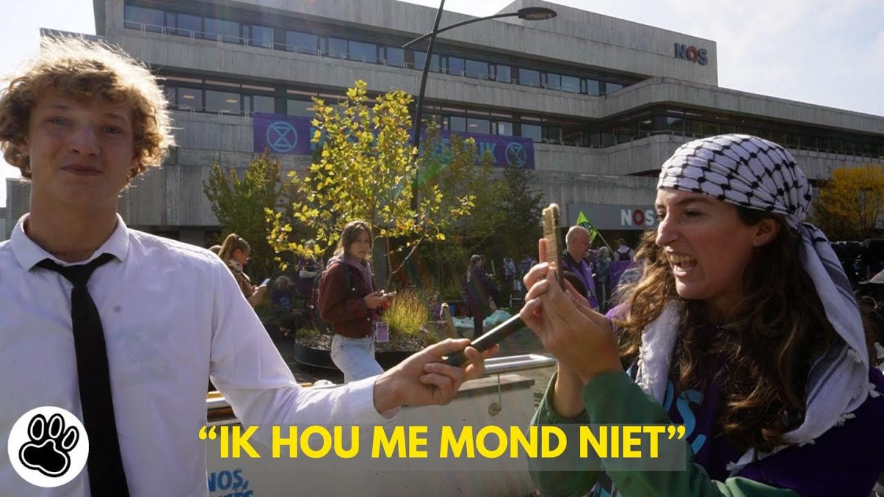 NOS BEZET door XR-demonstranten