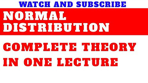 Normal Distribution | Complete Theory | Muhammad Usman | Statistics | In Urdu Hindi English