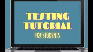 CAASPP & ELPAC Testing on a Chromebook