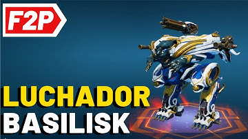 War Robots Luchador Basilisk Krait - Free to Play Hangar Gameplay (No Commentary) WR F2P