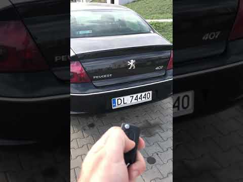 Automatyczne Otwieranie Klapy Bagażnika Peugeot 407 - Youtube