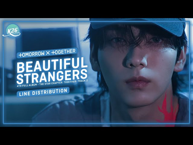 TXT (투모로우바이투게더) ~ Beautiful Strangers ~ Line Distribution