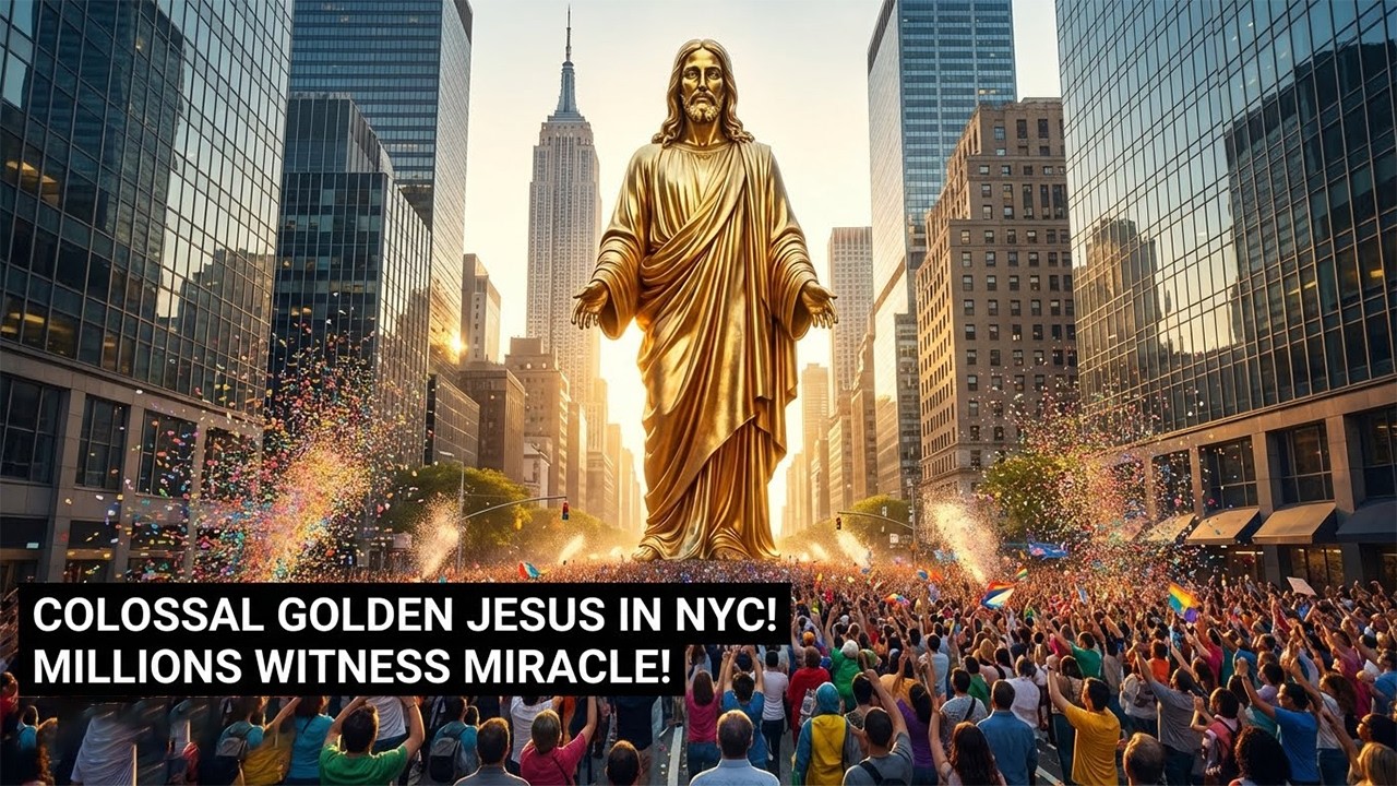 Грандиозный парад Иисуса в Нью-Йорке в 2025 году 🇺🇸 Божественное возвращение