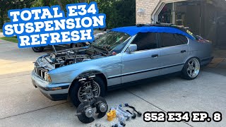 Complete Suspension Refresh on the S52 E34 | Coilovers, Control Arms, and Subframe