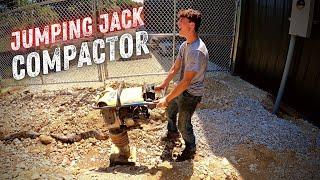 Trying Out A Jumping Jack Compactor!