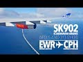 SCANDINAVIAN AIRLINES A340-300 | Economy class | New York EWR to Copenhagen