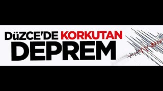 Düzce'de korkutan deprem! Bolu, Sakarya, Zonguldak da sallandı