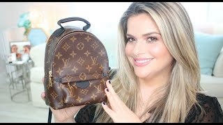 LV UNBOXING I LOUIS VUITTON PALM SPRINGS MINI BACKPACK I WHAT FITS INSIDE I FIRST IMPRESSIONS