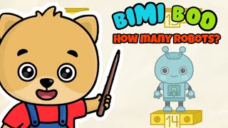 Bimi Boo : Learning Numbers | Wow Robot is Cute! 🤖 #gaming #bimiboo #kids screenshot 5