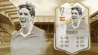 FIFA 21: FERNANDO TORRES 92 PRIME ICON MOMENT PLAYER REVIEW I FIFA 21 ULTIMATE TEAM