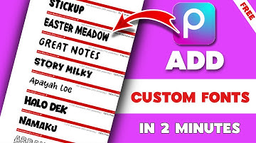 Add custom Fonts in Picsart | How to add Fonts in picsart | Add fonts Picsart | Picsart custom Fonts