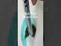 アクリル　インク　リキテックスリキッド　ターコイズブルーで描く色んな丸の模様絵手紙liquitex liquid turquoise