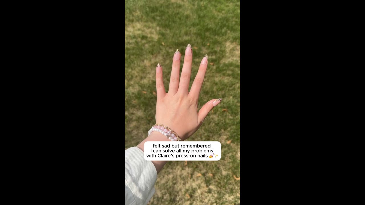 Solving all my problems with Claire's nails