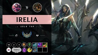 Irelia Top vs Cassiopeia  KR Challenger Patch 14.9