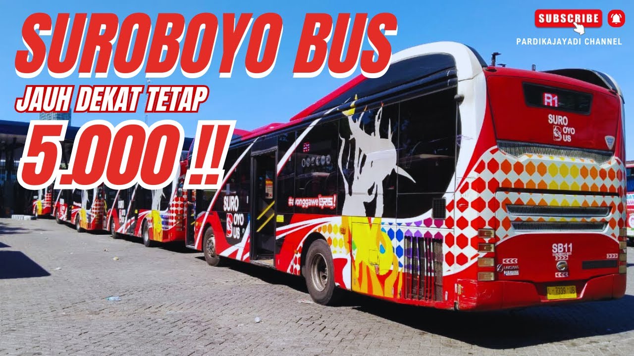 NAIK SUROBOYO BUS JAUH DEKAT TETAP 5000‼️ | SOLUSI HEMAT DARI BAMBU RUNCING KE TERMINAL BUNGURASIH