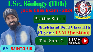 Jac class 11th Biology Pratice Set -1 solution JAC Exam - 2023 #jacboard #saintosir #iscbiology