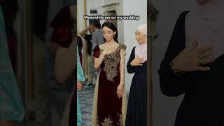 I wore 3 wedding dresses… and one was RED ❤️